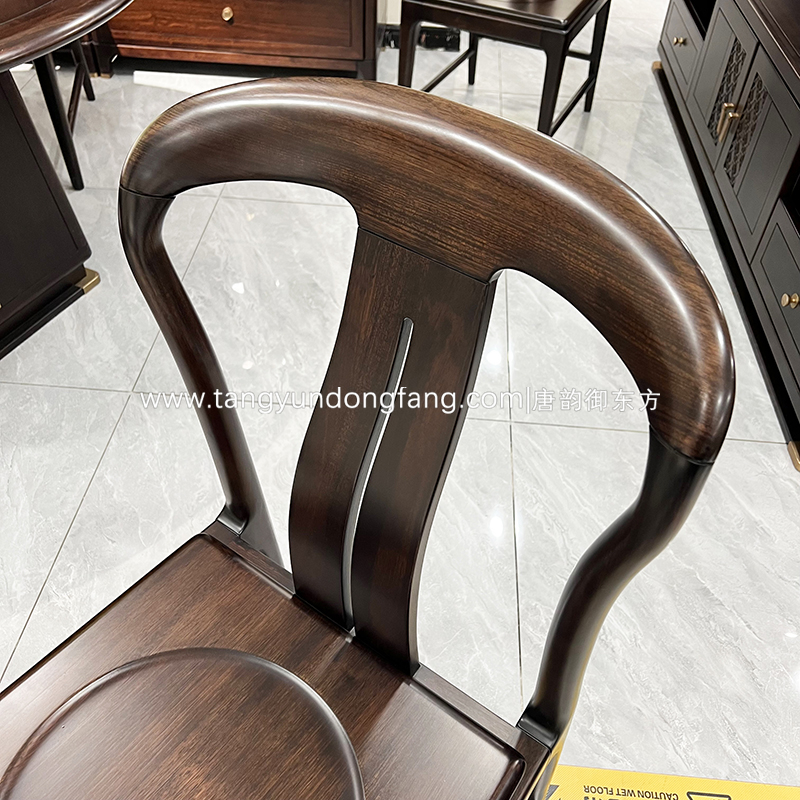新中式黑檀木餐椅