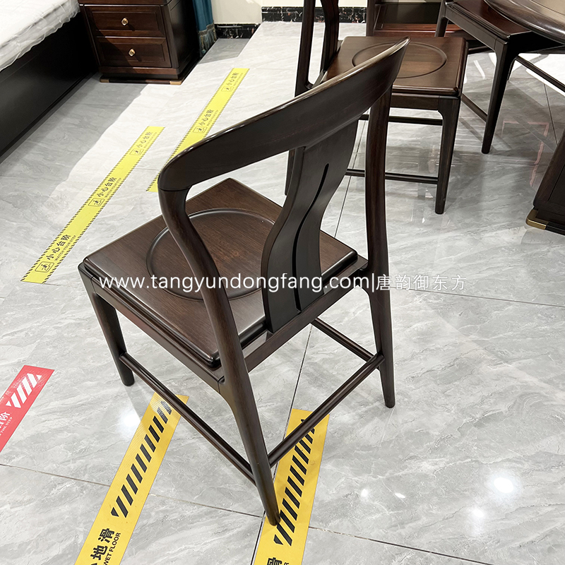 新中式黑檀木餐椅