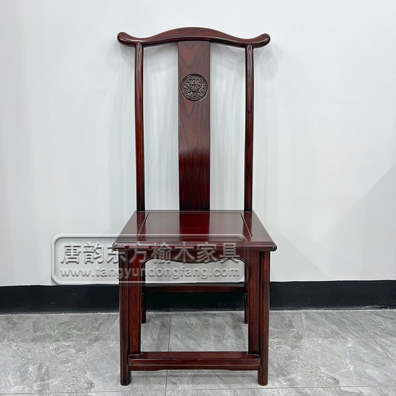 小官帽餐椅榆木