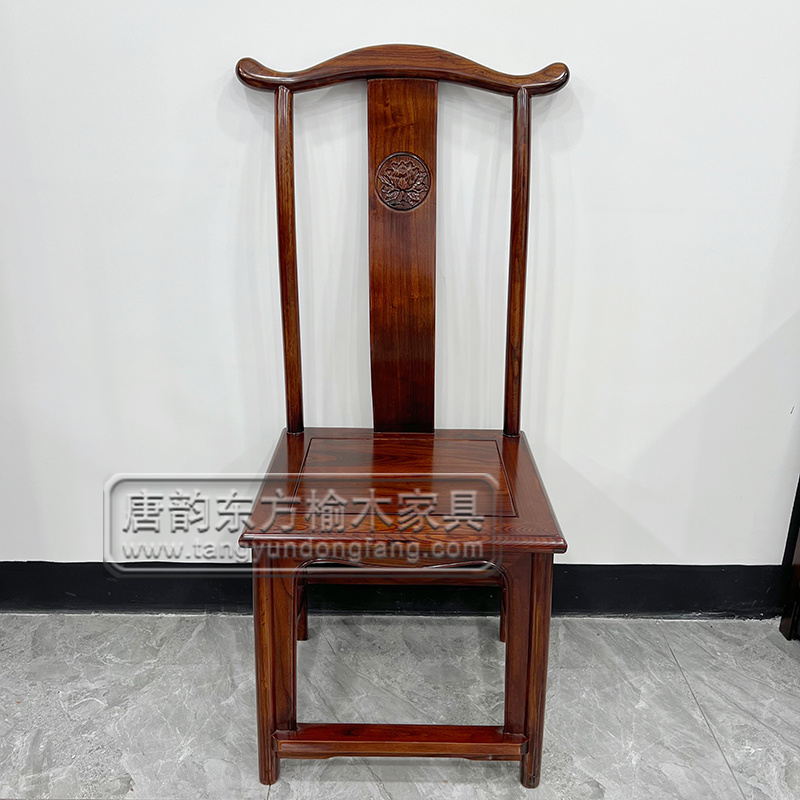 小官帽餐椅榆木