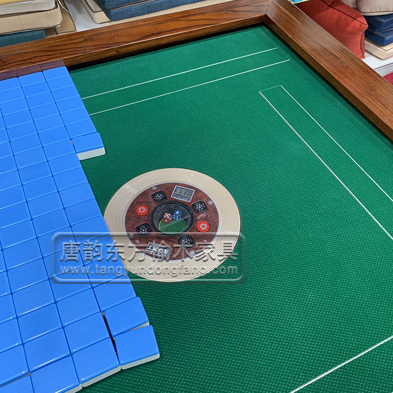 老榆木麻将桌实木